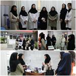 بازدید جانشین مدیر درمان ومسئول دفتر مامایی از واحد ناباروری بیمارستان معتضدی